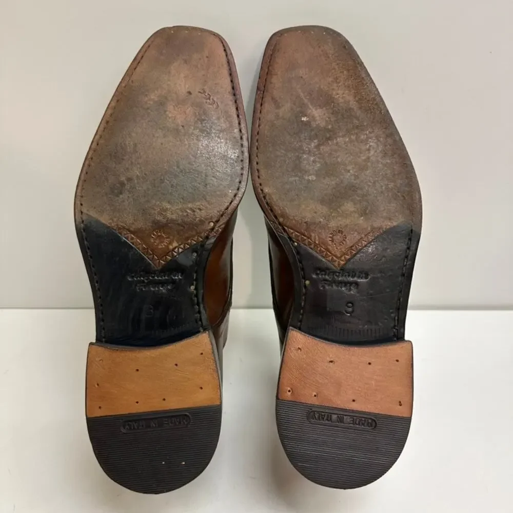 Calzoleria Harris Brown Leather Derby Oxfords